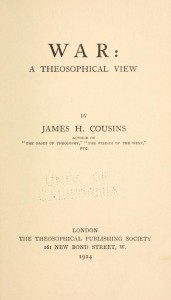 Cousins - War, a Theosophical View